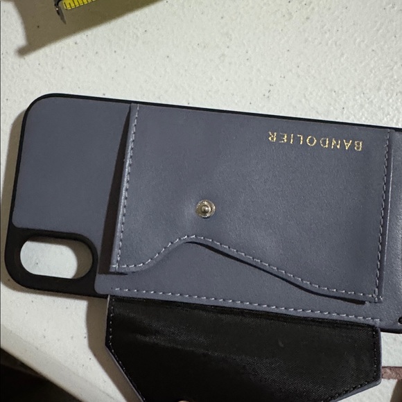 EUC Bandolier Blue iPhone 6/7/8 Case with Strap and Pink Suede Tassel - Picture 9 of 9